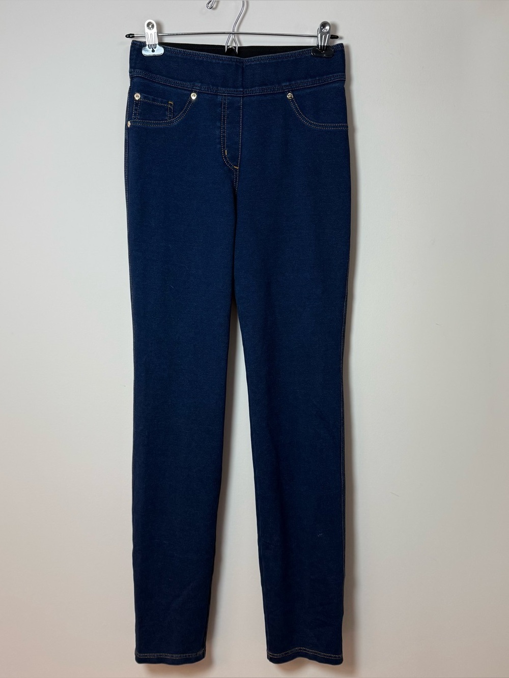 Nygård Slims Indigo Pull-On Pants – Stretch Elastic Waist Jegging – Size S/P NWT